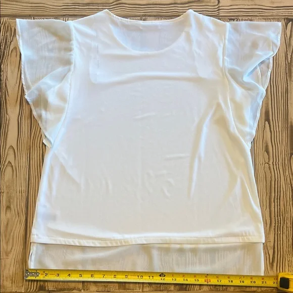 Calvin Klein Elegant White Blouse - Picture 5 of 5